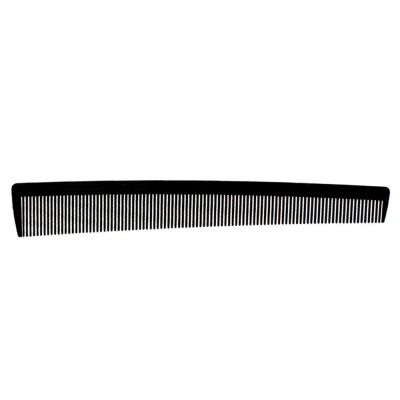 Гребінець для волосся YRE Carbon 6970 (чорний, скошений, планка) 19 см