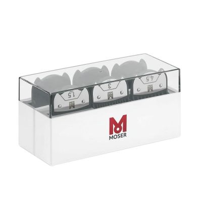 Набір насадок Moser 1801-7000 Magnetic Premium Combs (1.5, 3, 4.5, 6, 9,12 мм)