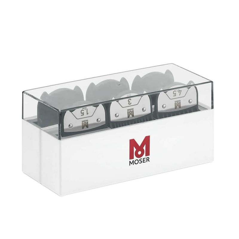 Набор насадок Moser 1801-7000 Magnetic Premium Combs (1.5, 3, 4.5, 6, 9, 12 мм)