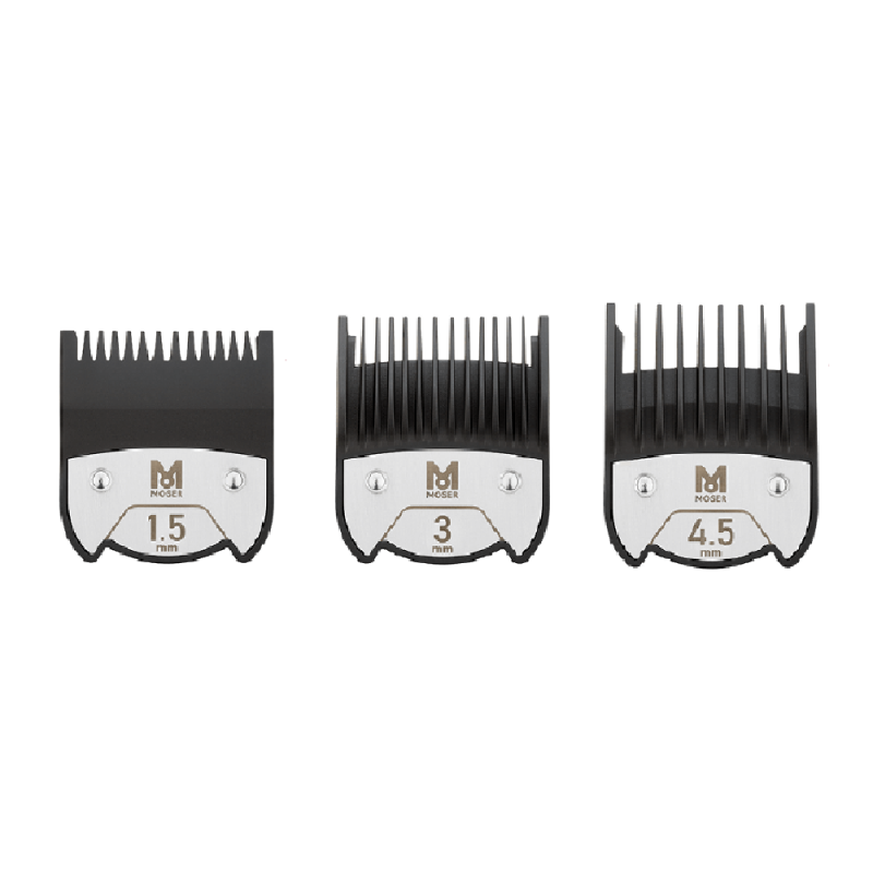 Набор насадок Moser Magnetic Premium Combs (1.5, 3, 4.5 мм)