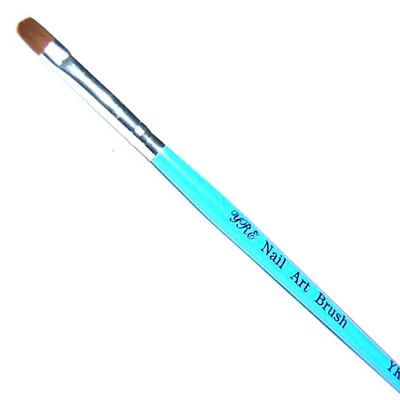 Кисть для геля YRE Nail Art Brush №8 YKGR-1-08B (овальная, синяя)