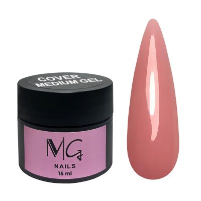 Будівельний камуфлюючий гель MG Gel Medium (бежево-персиковий) 15 мл