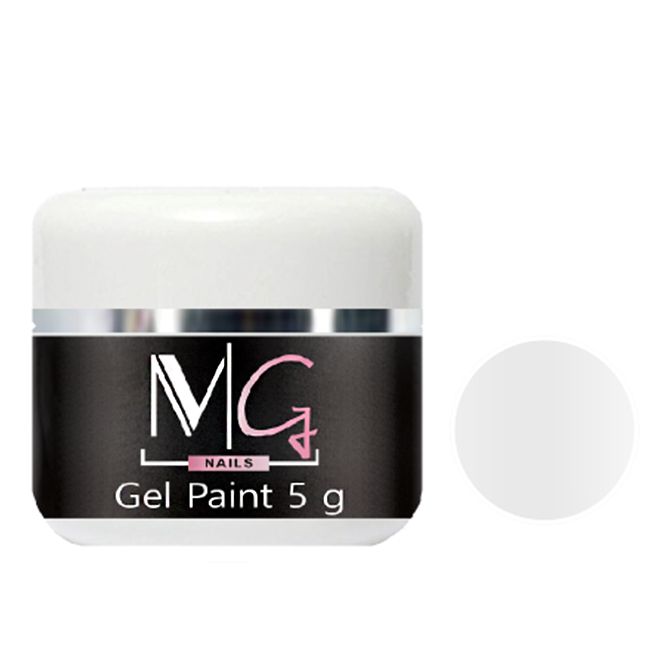 Гель-краска MG Gel Paint White (белая) 5 г