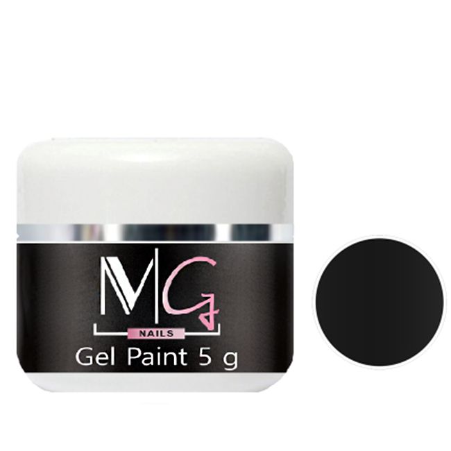 Гель-краска MG Gel Paint Black (черная) 5 г