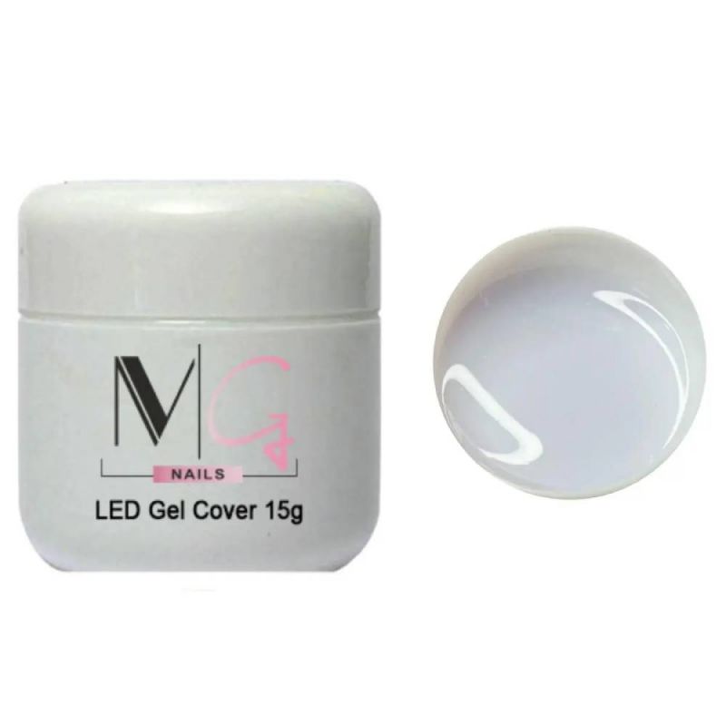 Гель будівельний камуфлюючий MG UV Gel Cover Milk (молочний) 15 мл
