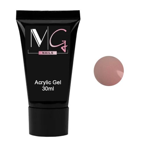Акрил-гель для ногтей MG Acrylic Gel №10 (розово-бежевый) 30 мл