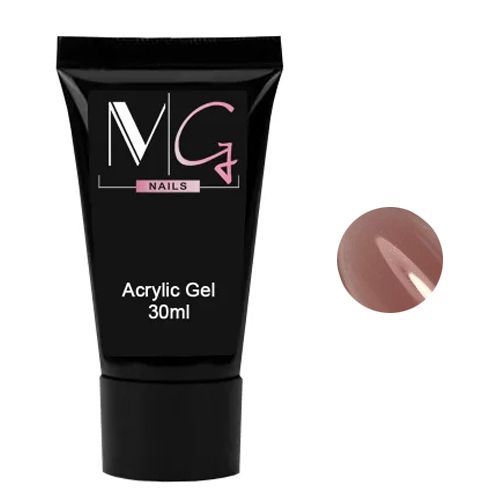 Акрил-гель для нігтів MG Acrylic Gel №13 (темний рожево-бежевий) 30 мл