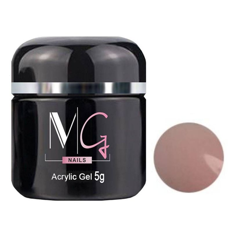 Акрил-гель для нігтів MG Acrylic Gel №10 (рожево-бежевий) 5 мл