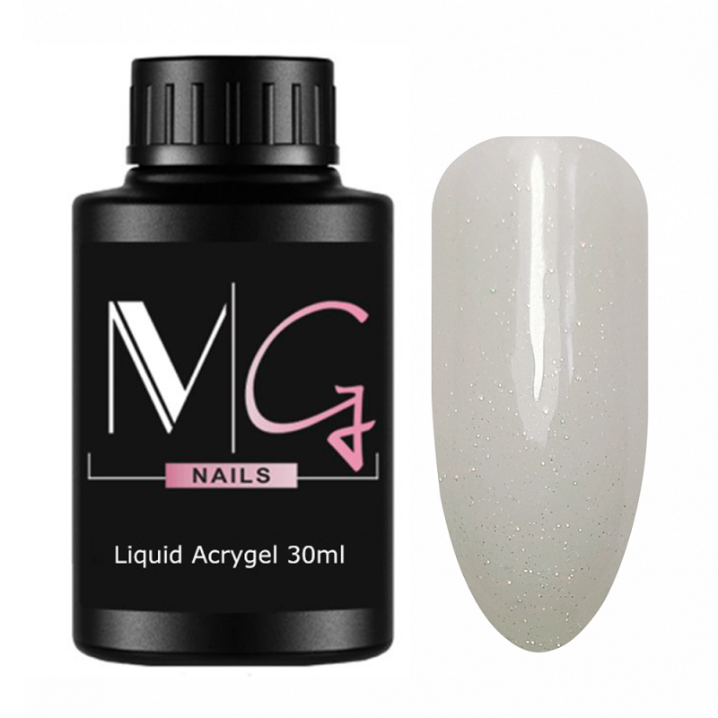 Жидкий акригель MG Liquid Acrygel №06 (молочный с микроблеском) 30 мл