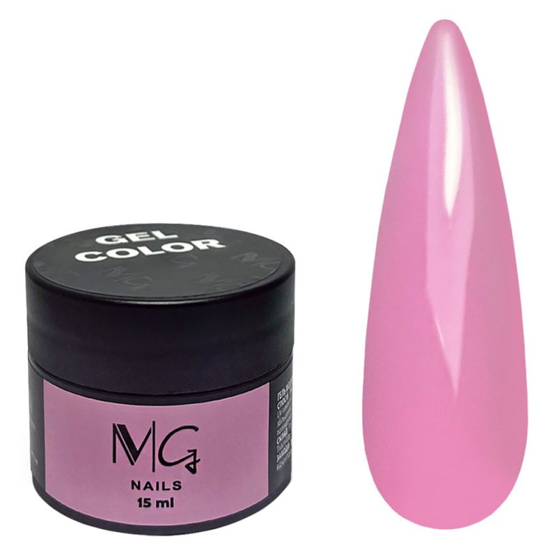 Моделирующий камуфлирующий гель MG Color Gel №01 (розовый) 15 мл