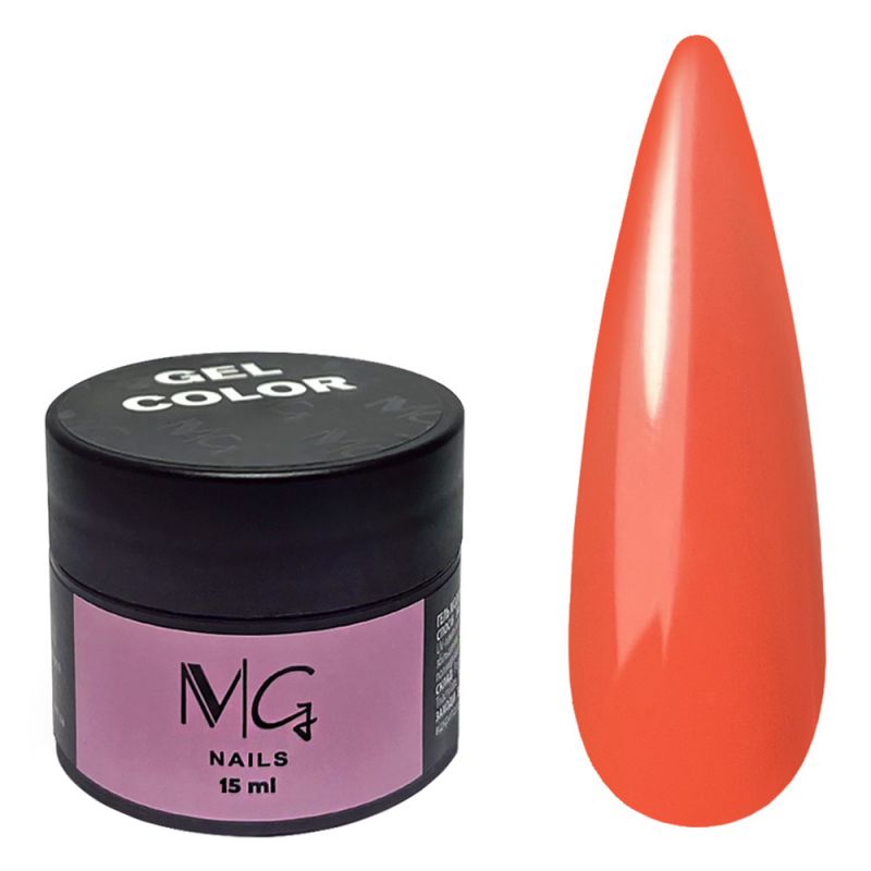 Моделирующий камуфлирующий гель MG Color Gel №03 (оранжевый) 15 мл