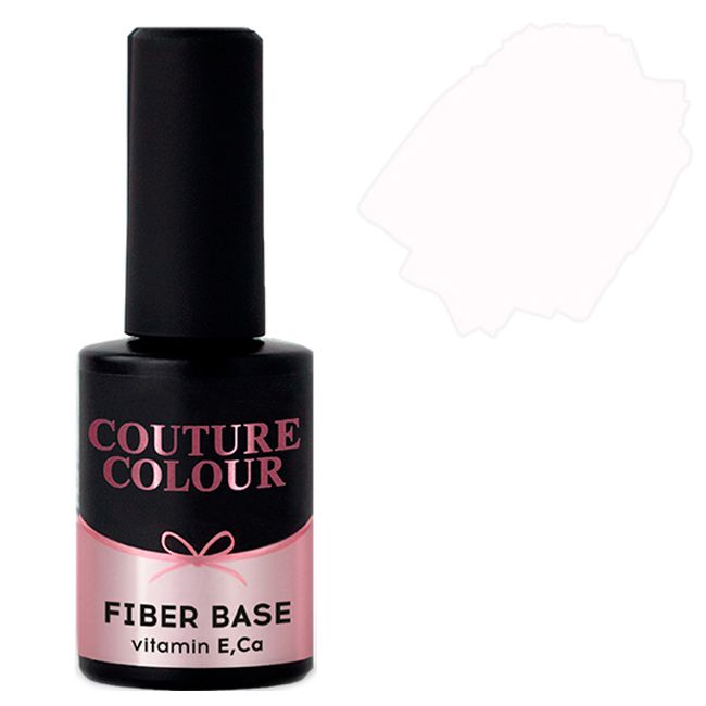 База для гель-лака Couture Colour Revital Fiber Base Clear Pink (прозрачный розовый) 9 мл