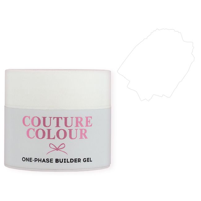 Строительный гель Couture Colour 1-Phase Builder Gel Vanilla milk (молочно-белый) 15 мл