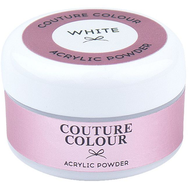 Акрилова пудра Couture Colour Acrylic White Powder (біла) 30 грам