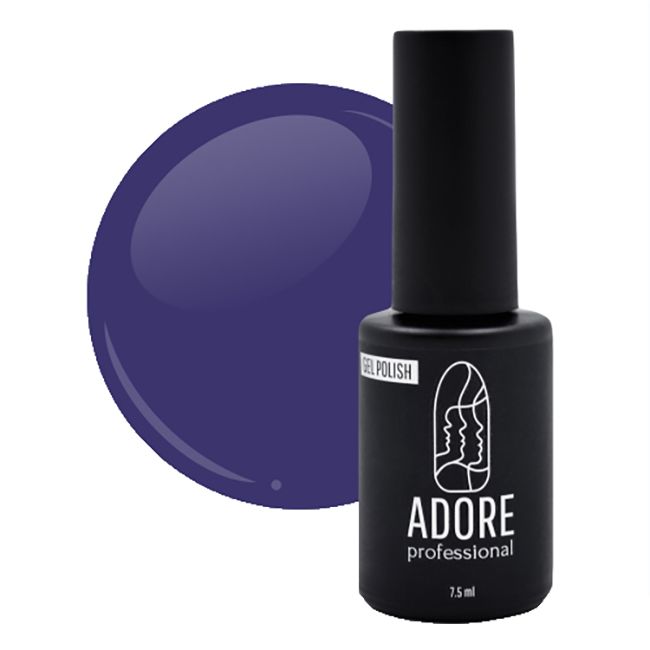 Гель-лак Adore №341 (фиолетовый, эмаль) 7.5 мл