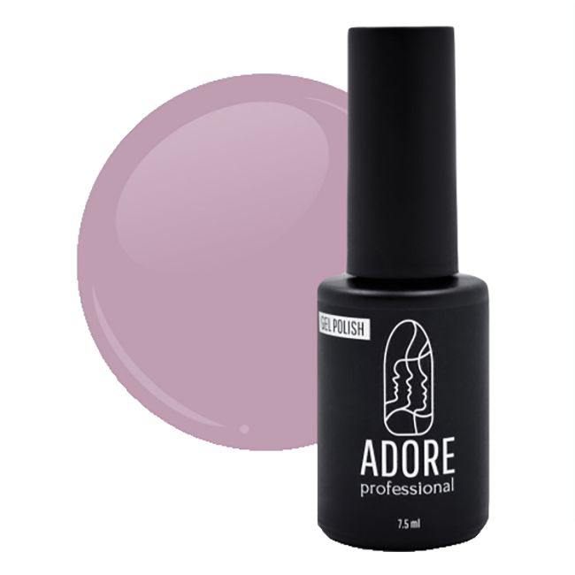 Гель-лак Adore №366 (пыльный розово-лиловый, эмаль) 7.5 мл