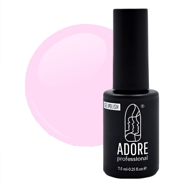 Гель-лак Adore Pastel P-01 (пастельный холодный розовый, эмаль) 7.5 мл