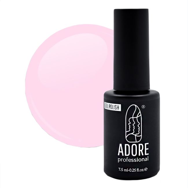 Гель-лак Adore Pastel P-02 (пастельный теплый розовый, эмаль) 7.5 мл