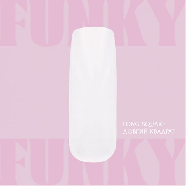 Тіпси гелеві Adore Funky Gel Nail Tips Long Square 240 штук