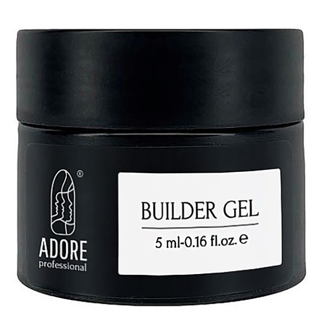 Моделюючий гель для нарощування Adore Builder Gel (прозорий) 5 мл