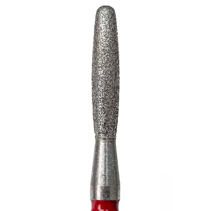 Фреза алмазная Shine Luxury 244-023R №2 Безопасное Пламя (диаметр 2.3 мм, красная)