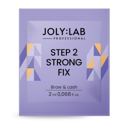 Склад для ламінування брів та вій Joly:Lab Brow & Lash Step №2 Strong Fix 2 мл