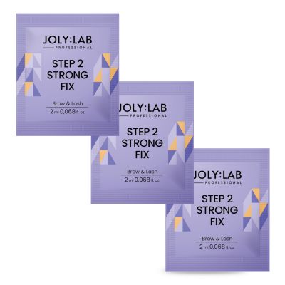Склад для ламінування брів та вій Joly:Lab Brow & Lash Step №2 Strong Fix 2 мл (3 шт)