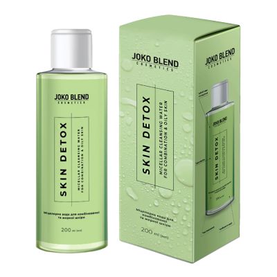 Мицеллярная вода для жирной и комбинированной кожи Joko Blend Skin Detox Cleansing Water 200 мл