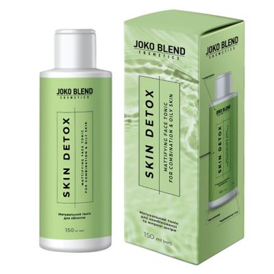 Матирующий тоник для жирной и комбинированной кожи Joko Blend Skin Detox Face Tonic 150 мл