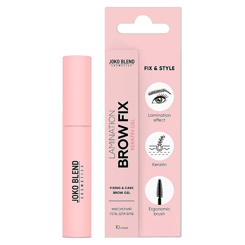 Фіксуючий гель для брів Joko Blend Lamination Brow Fix Keratin Gel 10 мл