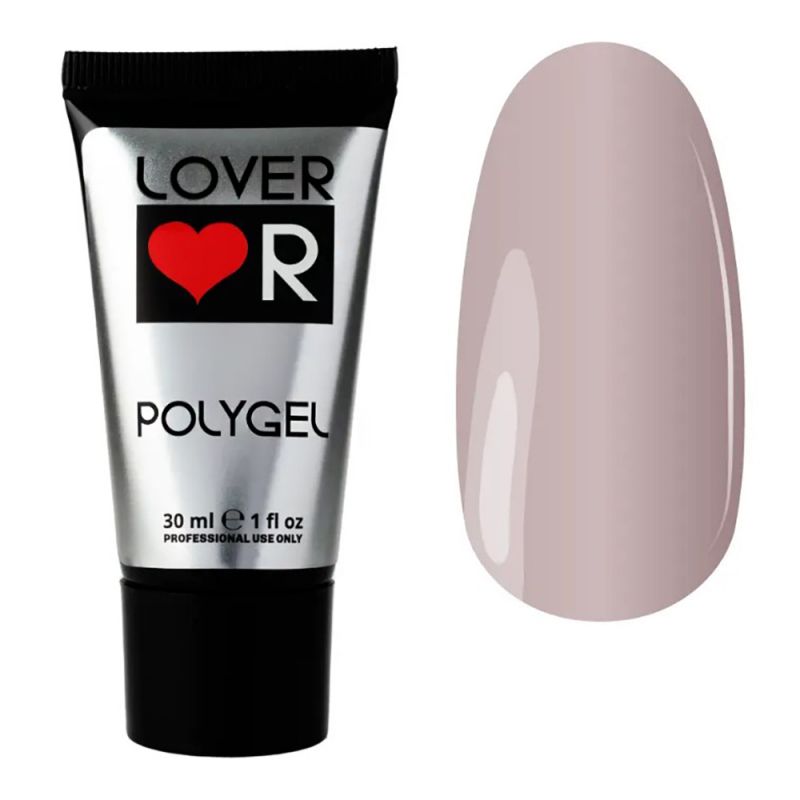 Полігель Lover Poly Gel №05 (сіро-рожевий) 30 мл