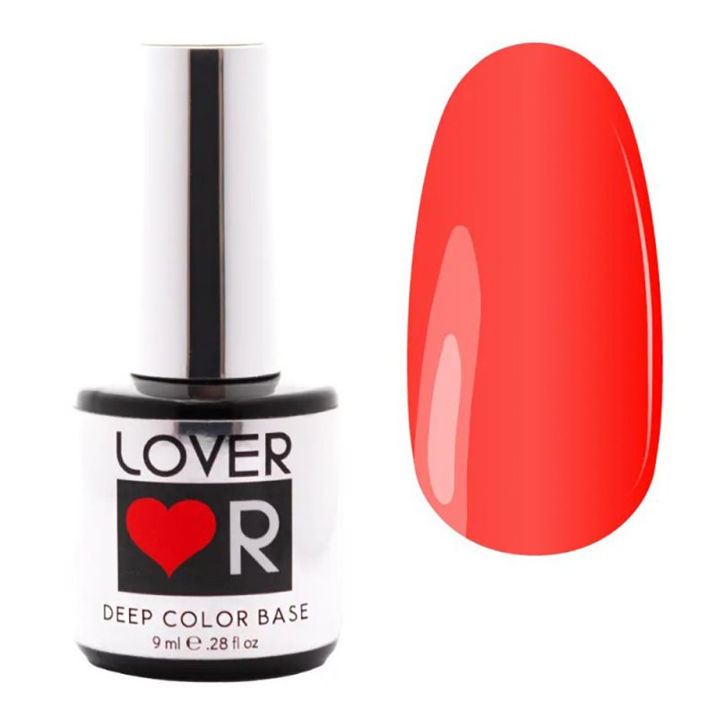 Камуфлирующая база Lover Color Deep Base №D008 (ярко-красный) 9 мл
