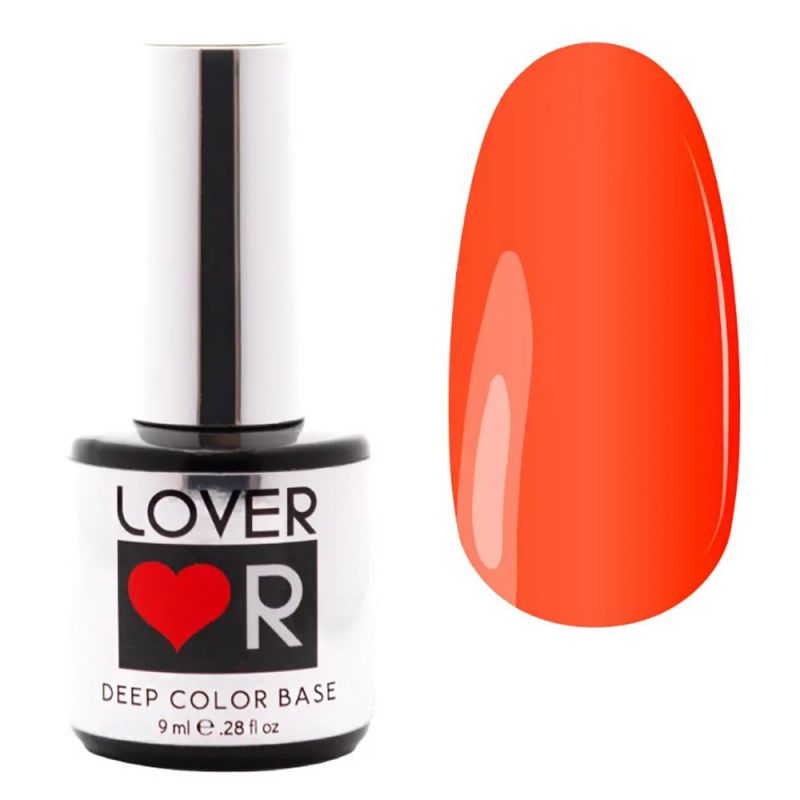 Камуфлирующая база Lover Color Deep Base №D009 (насыщенный оранжевый) 9 мл