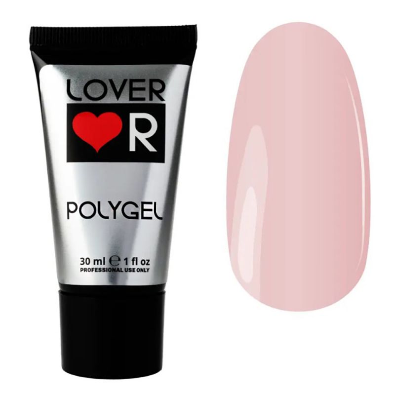Полігель Lover Poly Gel №02 (ніжно-персиковий) 30 мл