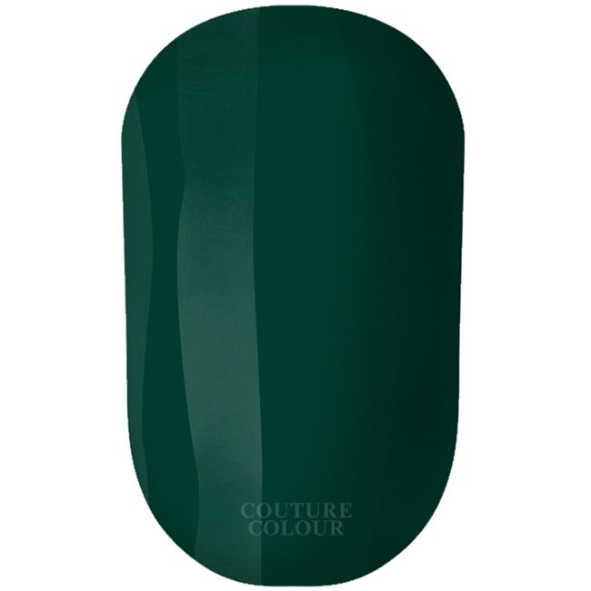 Гель-лак Couture Colour №121 (темно-зеленый, эмаль) 9 мл