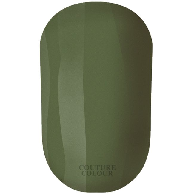 Гель-лак Couture Colour №124 (зеленый хаки, эмаль) 9 мл