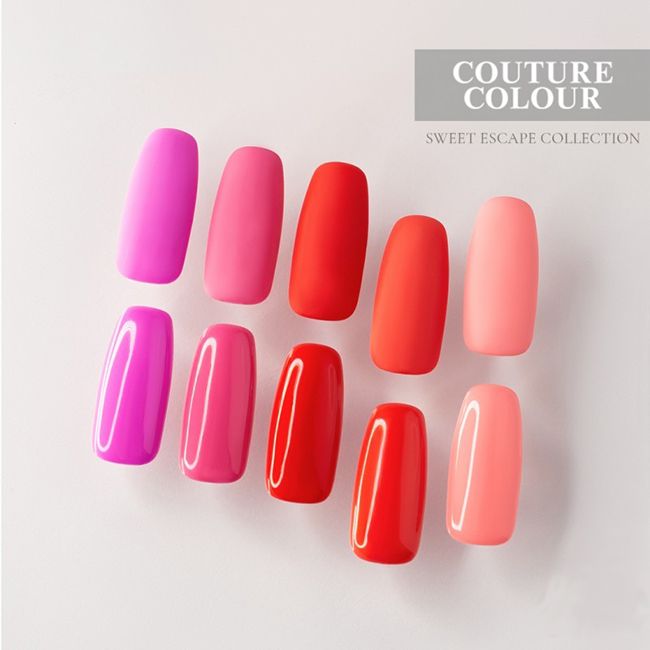 Гель-лак Couture Colour Sweet Escape №148 (палаючий червоний, емаль) 9 мл