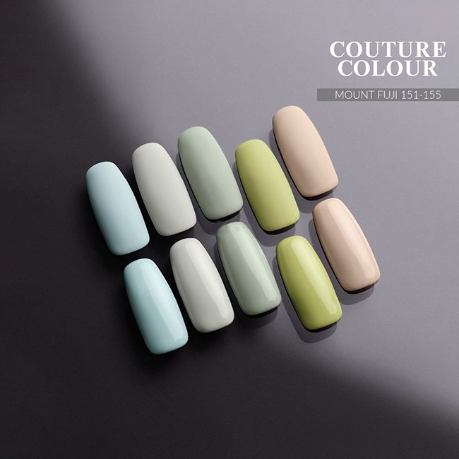 Гель-лак Couture Colour Mount Fuji №152 (молочно-серый, эмаль) 9 мл