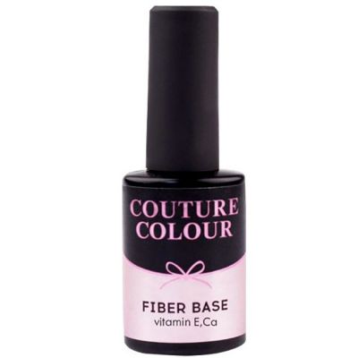 База для гель-лака Couture Colour Revital Fiber Base Shimmer Pink (мерцающий розовый) 9 мл