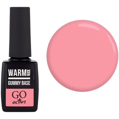 Каучукова камуфлююча база GO Active Gummy Base Nude Rose Camouflage №9 (нюдово-рожевий) 10 мл