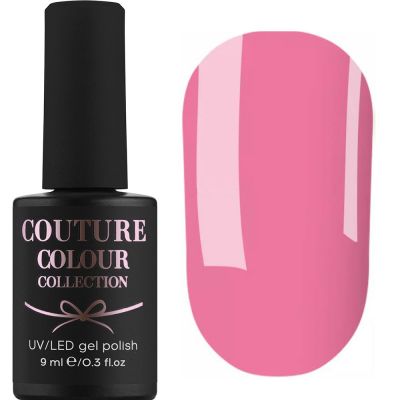 Гель-лак Couture Colour №168 (яркий лилово-розовый, эмаль) 9 мл