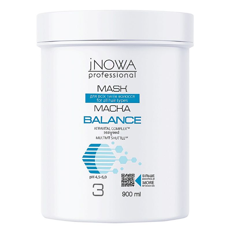 Маска для волос jNOWA Balance Mask 900 мл