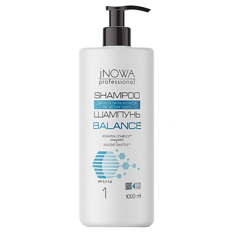 Шампунь для волосся jNOWA Balance Shampoo 1000 мл