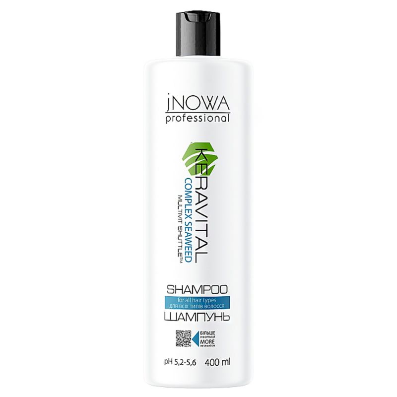 Шампунь для всех типов волос jNOWA Keravital Shampoo 400 мл