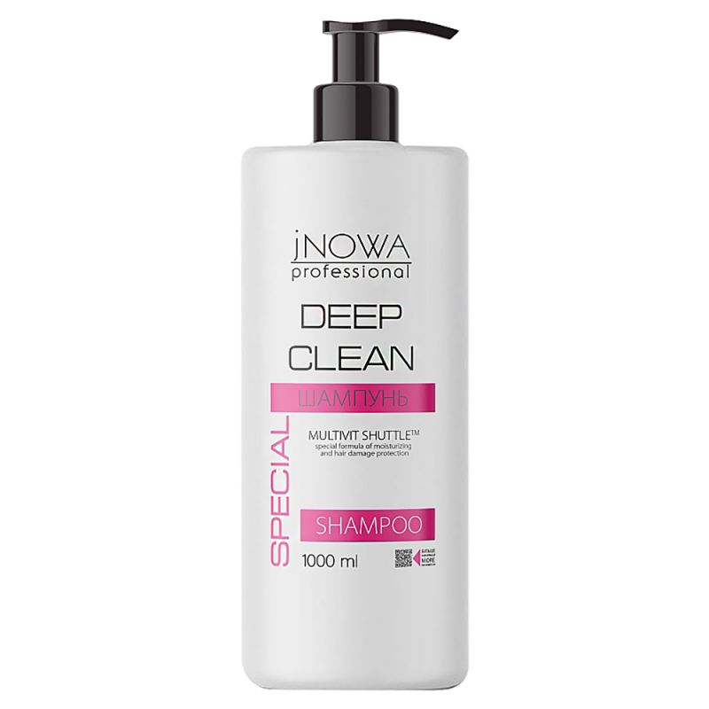 Шампунь для глибокого очищення волосся та шкіри голови jNOWA Deep Clean Shampoo 1000 мл