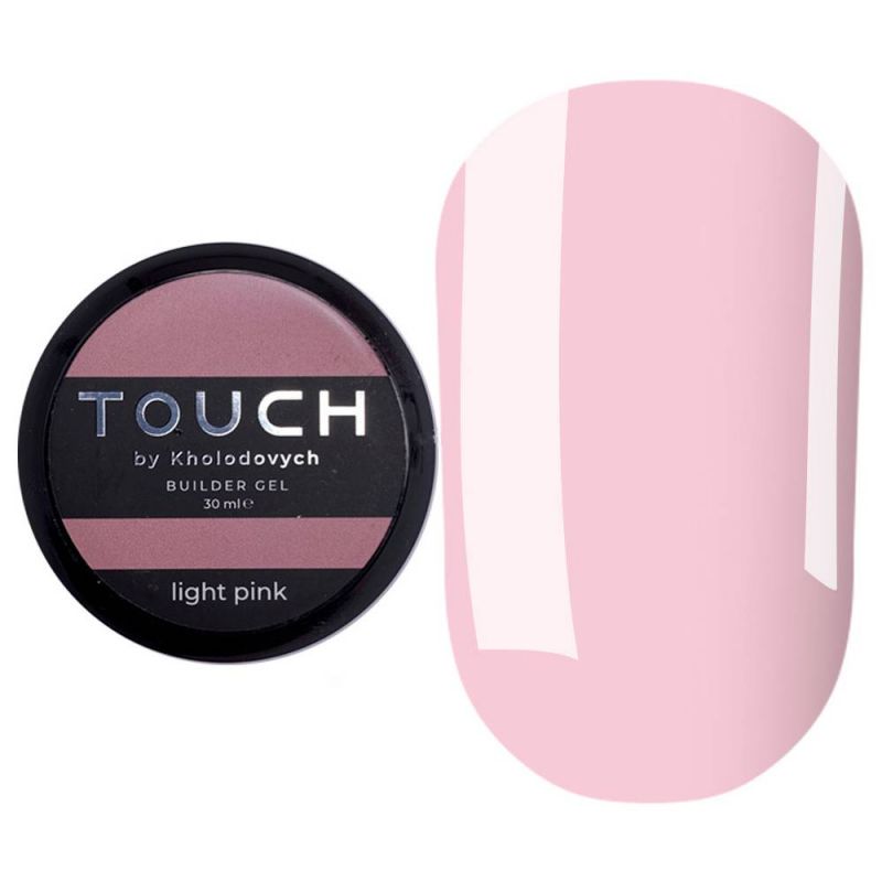 Моделюючий гель Touch Builder Gel Light Pink (світло-рожевий) 30 мл