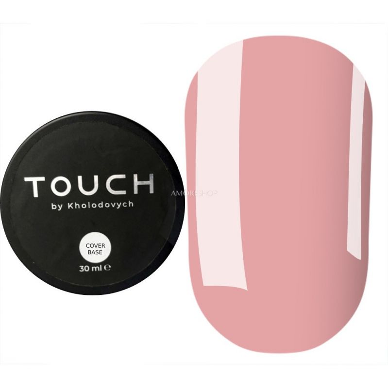 Камуфлирующая база Touch Cover Base Marshmallow (нежный розовый) 30 мл