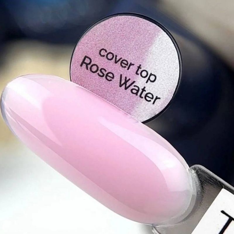 Топ для гель-лака без липкого слоя Touch Cover Top No Wipe Water (розовый) 13 мл