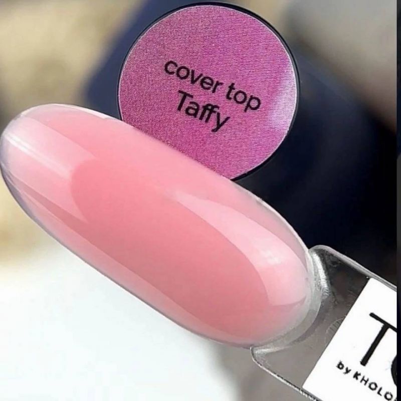 Топ для гель-лака без липкого слоя Touch Cover Top No Wipe Taffy (светло-розовый) 13 мл