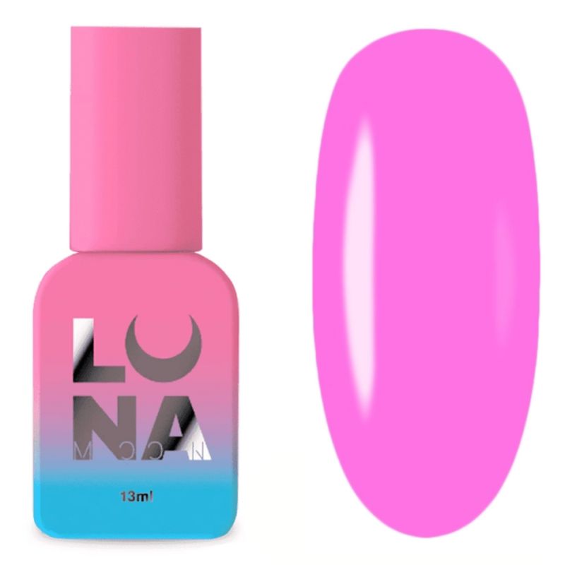 Топ для гель-лака Luna Top Glass №6 (ярко-розовый) 13 мл